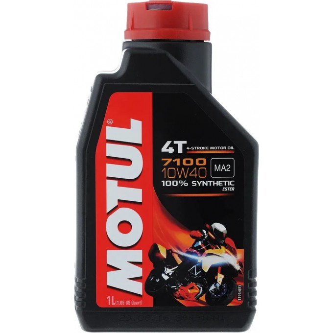 Моторное масло MOTUL синтетическое 7100 4T 10W40 1л 100052096798