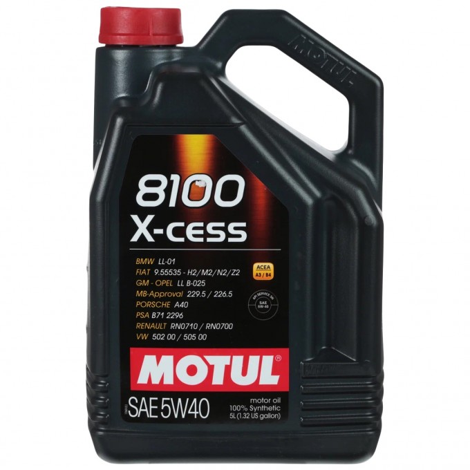 Моторное масло MOTUL 8100 X-Cess 5W40 5л 100239