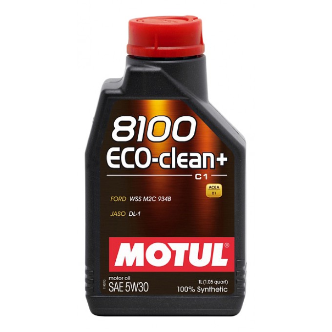Моторное масло MOTUL 8100 Eco-Clean+ 5W30 1л 101580