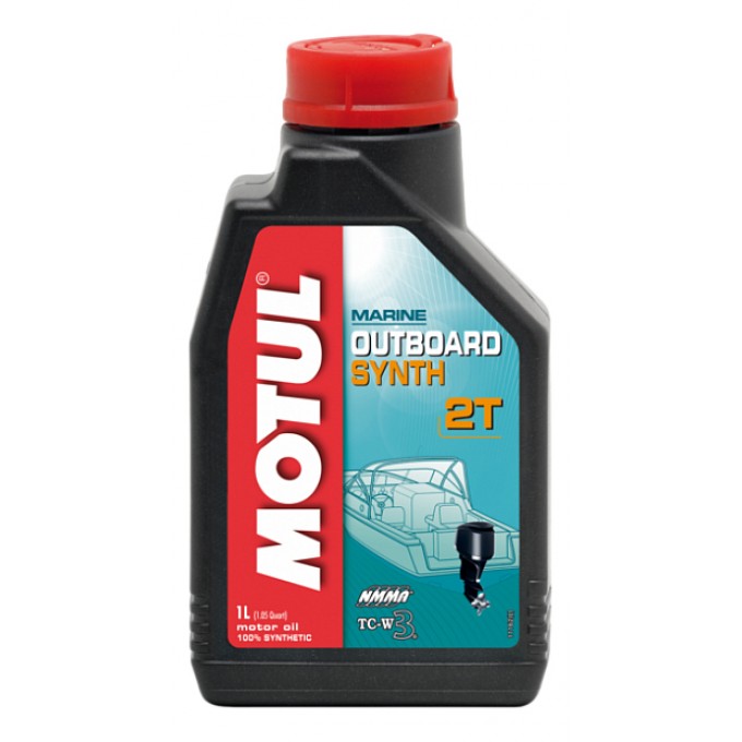 Моторное масло MOTUL Outboard Synth 2T 5W30 1л 101722