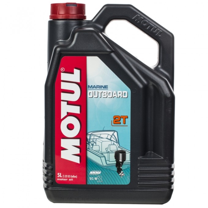 Моторное масло MOTUL минеральное 2t Outboard 5л 101734