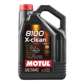 Моторное масло MOTUL 8100 X-Clean 102051 5W40 5л