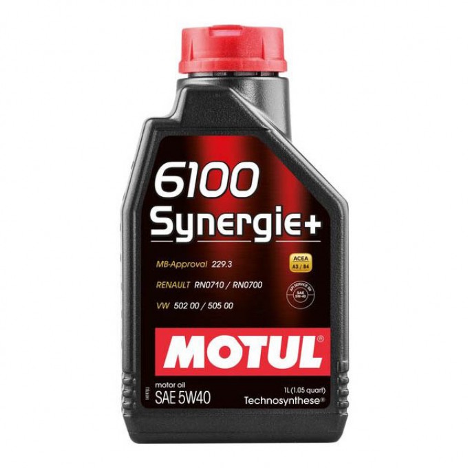 Моторное масло MOTUL 6100 Synergie+ 5W40 1л 103728