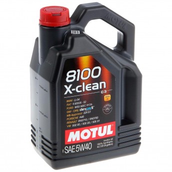 Моторное масло MOTUL 8100 X-Clean 5W40 4л