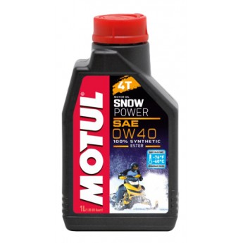 Моторное масло MOTUL SnoWpoWer 4T 0W40 1л