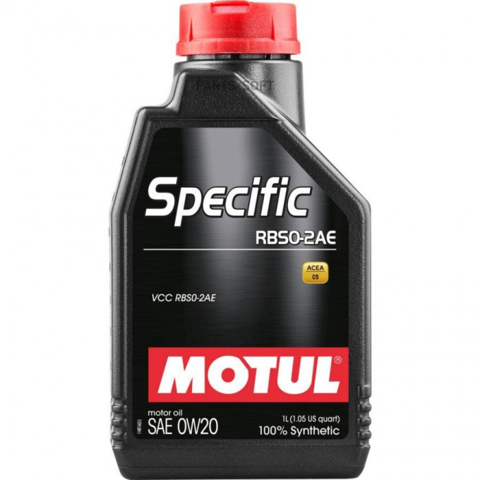 Моторное масло MOTUL синтетическое Specific Rbs0-2ae 0w20 1л 106044