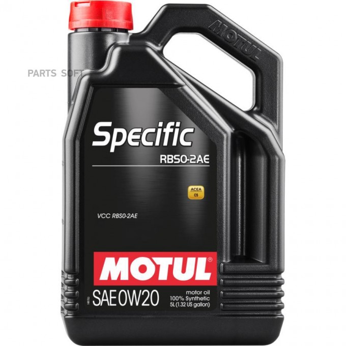 Моторное масло MOTUL Specific RBS0-2AE 0W20 5л 106045