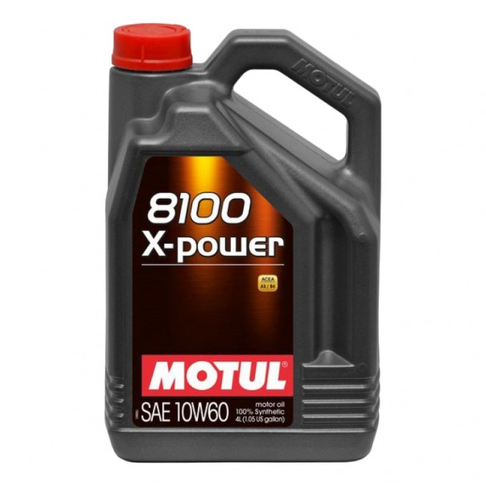 Моторное масло MOTUL 8100 X-PoWer 10W60 4л 106143