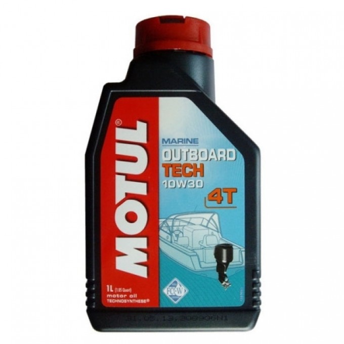 Моторное масло MOTUL OUTBOARD TECH 4T 10W30 (1л) Technosynthese 106453-1
