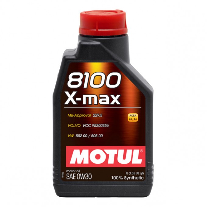 Моторное масло MOTUL 8100 X-Max 0W30 1л 106569