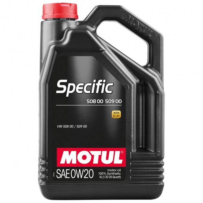 Моторное масло MOTUL Specific 508 00/509 00 Sae 0W20 5л 107384