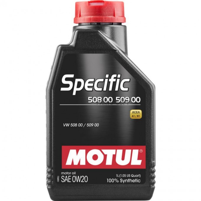 Моторное масло MOTUL синтетическое MOTUL Specific Vw 508.00/509.00 0W20 1л 107385