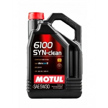 Моторное масло MOTUL 6100 Syn-Clean 5W30 5л