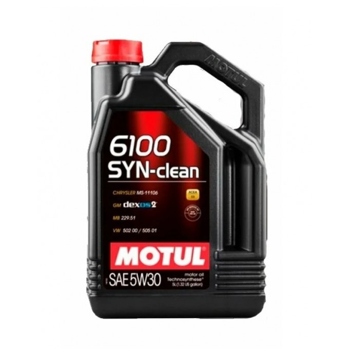 Моторное масло MOTUL 6100 Syn-Clean 5W30 5л 107948