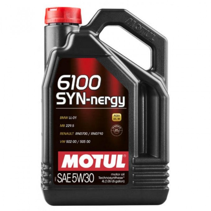 Моторное масло MOTUL 6100 Syn-Nergy 5W30 4л 107971