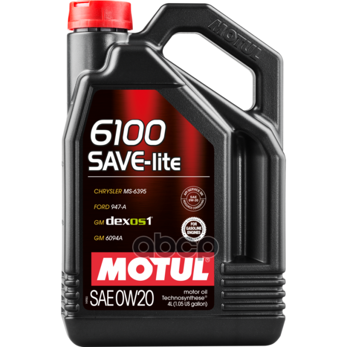 Моторное масло MOTUL 6100 Save-Lite 0w20 4л 108004