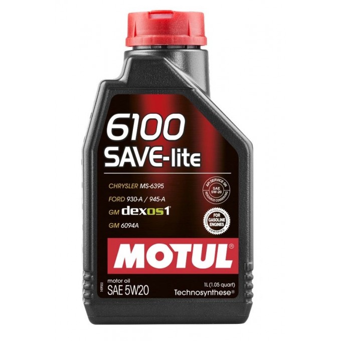 Моторное масло MOTUL 6100 Save-Lite 5W20 1л 108009