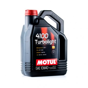 Моторное масло MOTUL 4100 Turbolight 108644 10W40 1л