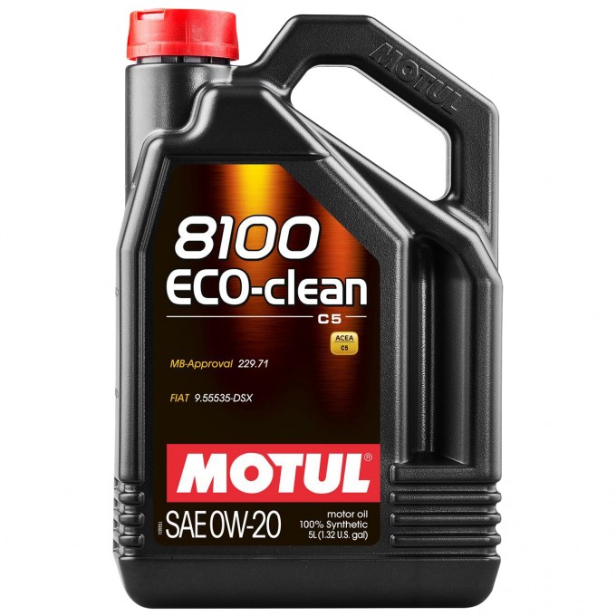 Моторное масло MOTUL 8100 Eco-Clean 0w20 5л 108862