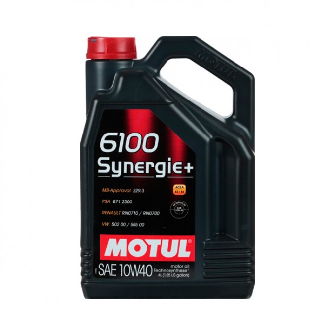 Моторное масло MOTUL 6100 Synergie+ 10W40 4л 109463