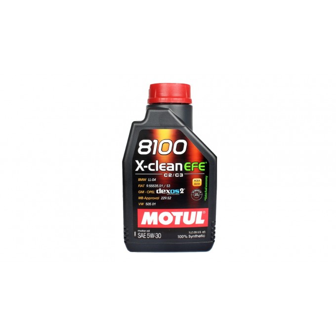 Моторное масло MOTUL 8100 X-Clean EFE 5W30 1л 109470