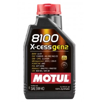 Моторное масло MOTUL 8100 X-Cess Gen2 5W40 1л