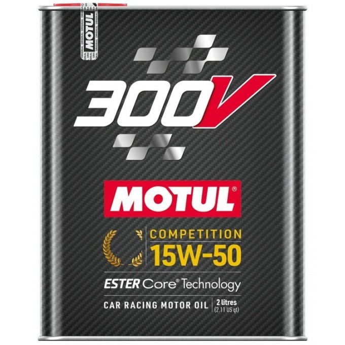 Синтетическое моторное масло MOTUL 300V COMPETITION 15W50 (2л) 110860 110860-2