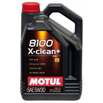 Моторное масло MOTUL 8100 X-CLEAN+ VN 5W30 5л
