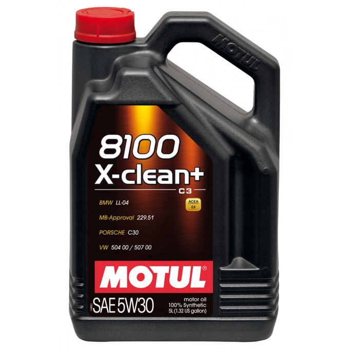 Моторное масло MOTUL 8100 X-CLEAN+ VN 5W30 5л 111684