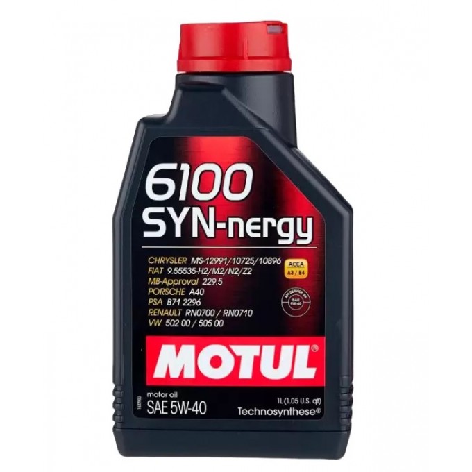 Моторное масло MOTUL 6100 SYN-NERGY VN 5W40 1л 111689