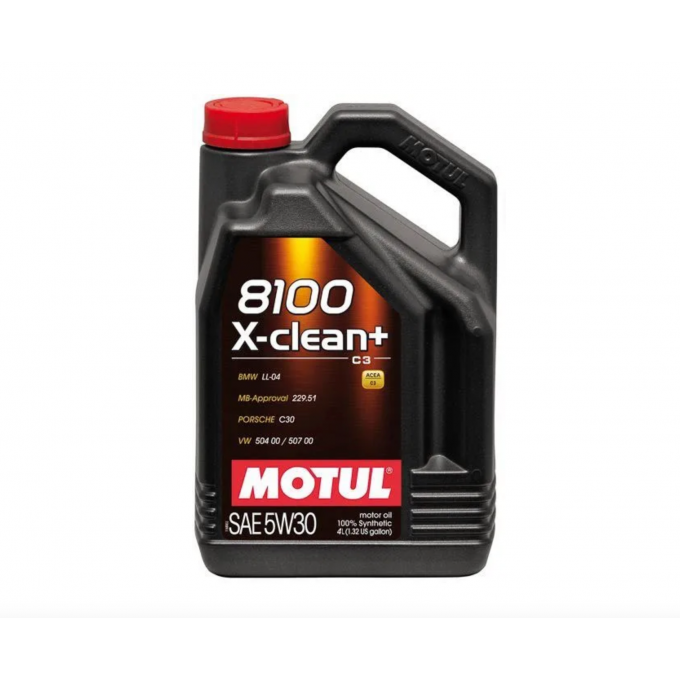 Моторное масло MOTUL синтетическое 8100 X-Clean+ 5w30 4л 111859