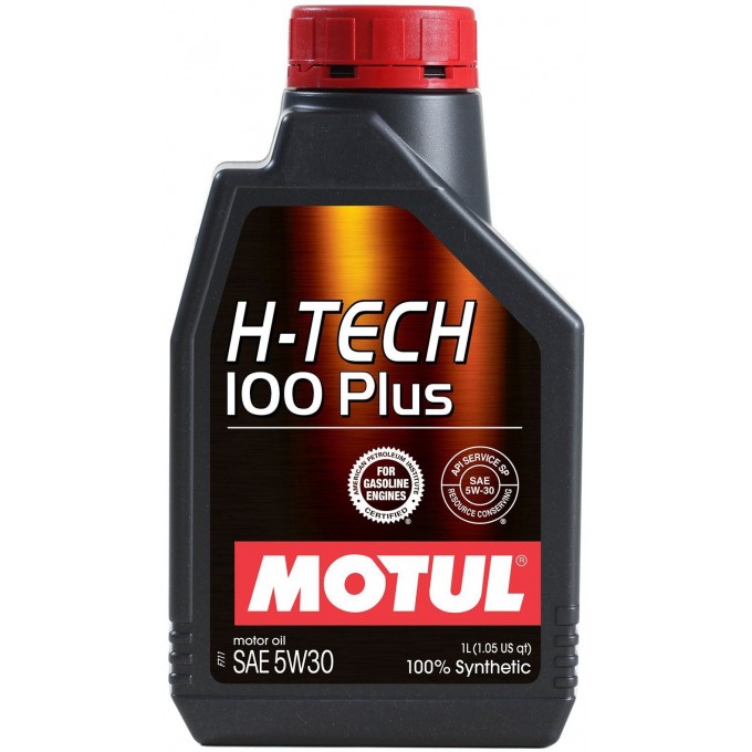 Моторное масло MOTUL H-TECH 100 PLUS 5W30 SP 1л 112356