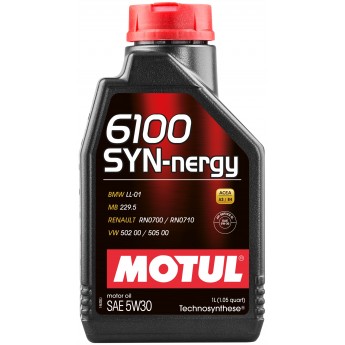 Моторное масло MOTUL 6100 SYN-NERGY 5W30 (1л) (107970)