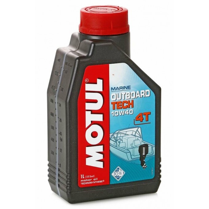 Моторное масло MOTUL OUTBOARD TECH 4T 10W40 (1л) VN Technosynthese 112751