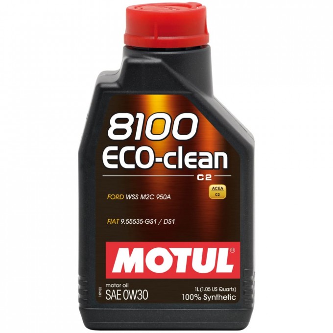 Моторное масло MOTUL синтетическое 8100 ECO-clean 0W30 15965440