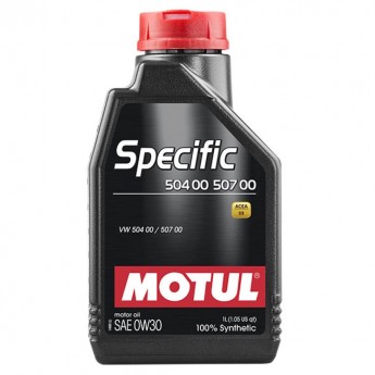 Моторное масло MOTUL синтетическое SPECIFIC 504 00 507 00 0W30 1л
