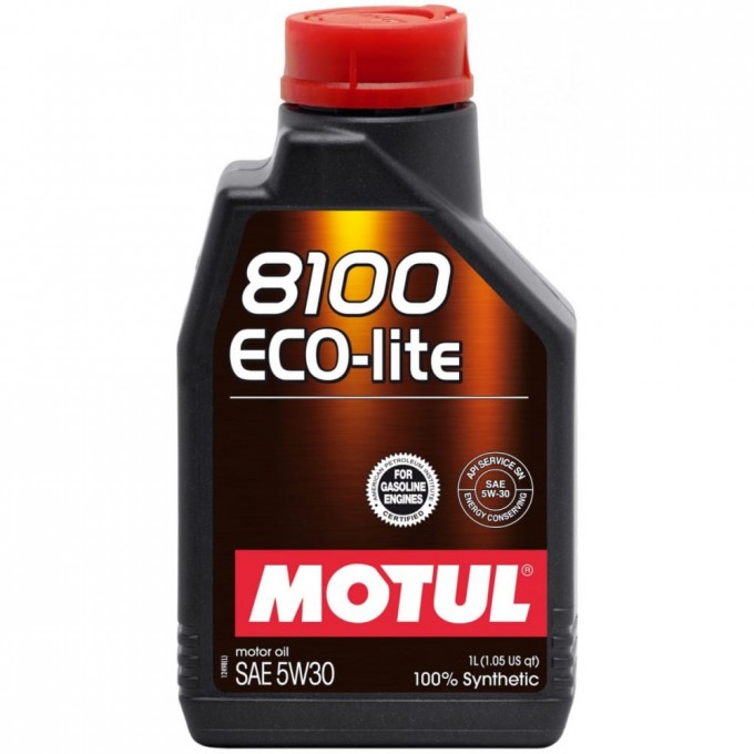 Моторное масло MOTUL синтетическое 8100 ECO-lite 5W30 1л 15965668