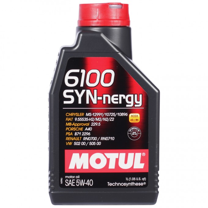 Моторное масло MOTUL 6100 SYN-NERGY 5W-40, 1 л 717883500