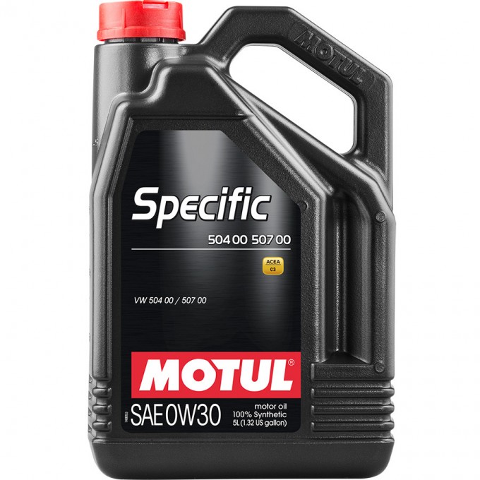 Моторное масло MOTUL Specific 504.00/507.00 0W-30, 5 л 720610500