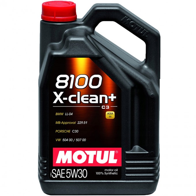 Моторное масло MOTUL 8100 X-clean 5W-30, 4 л 731216500