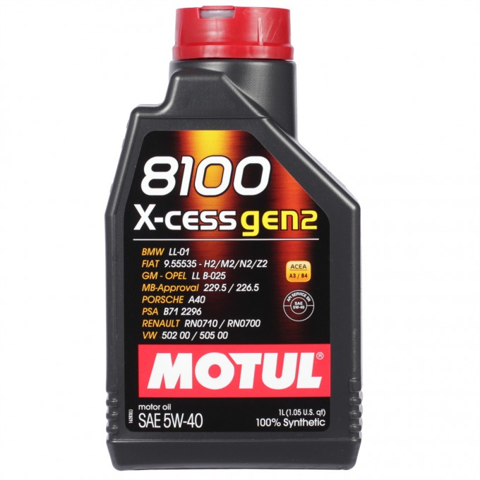 Моторное масло MOTUL Motul 8100 X-cess gen2 5W-40, 1 л CS3428600
