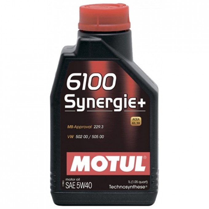 Моторное масло MOTUL 6100 Synergie+ 5W-40, 1 л CS3429400